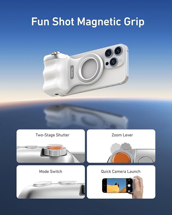 Magnetic Camera Grip for iPhone
