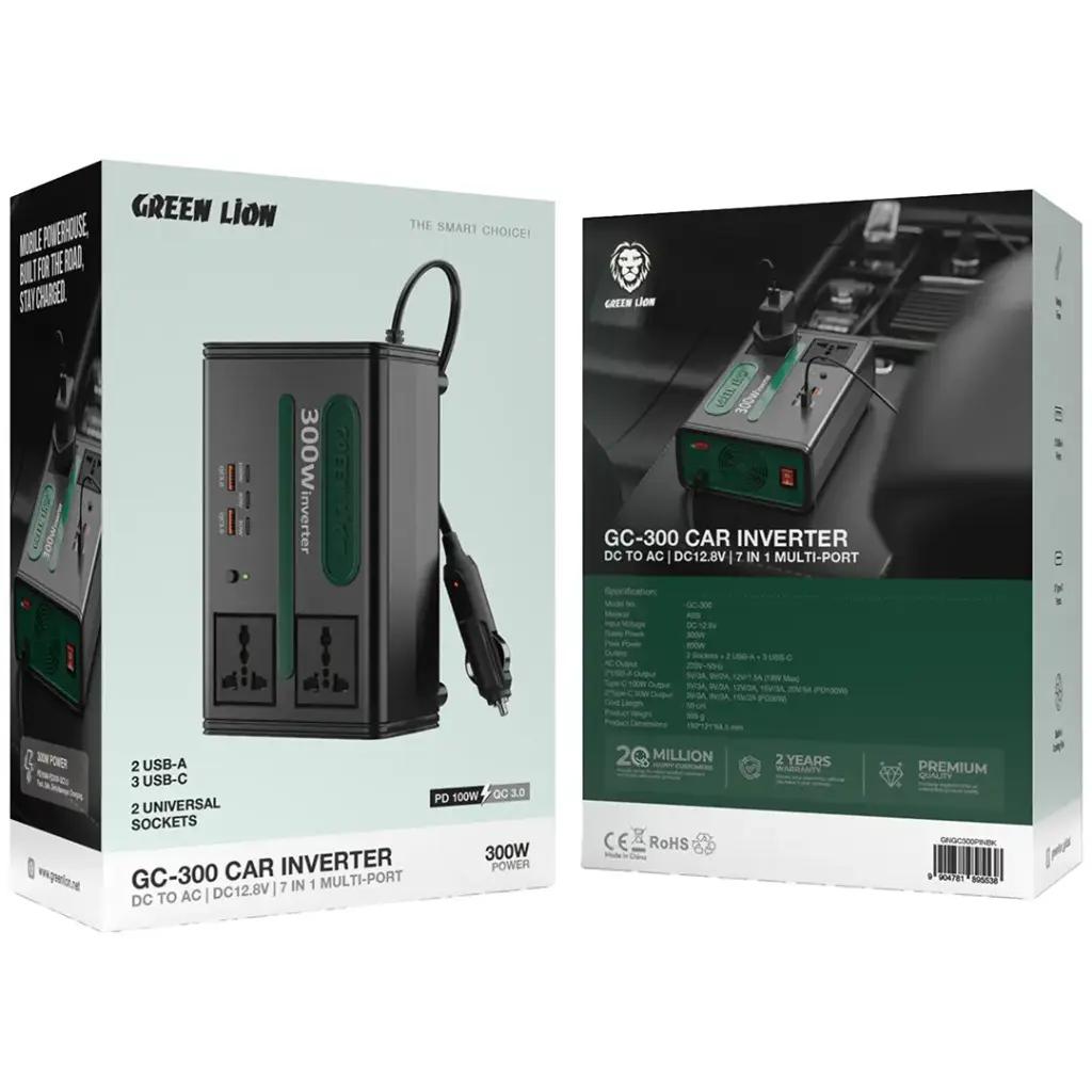 Green Lion GC-300 Car Power Inverter 300W
