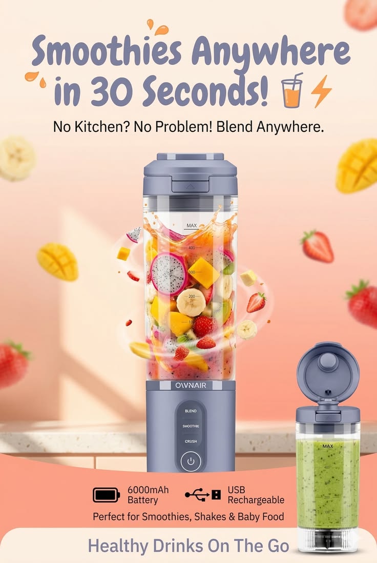 BlendGo Pro™ Portable Blender