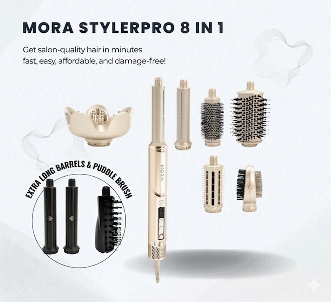 Mora Pro™ 8-in-1 Hair Styler