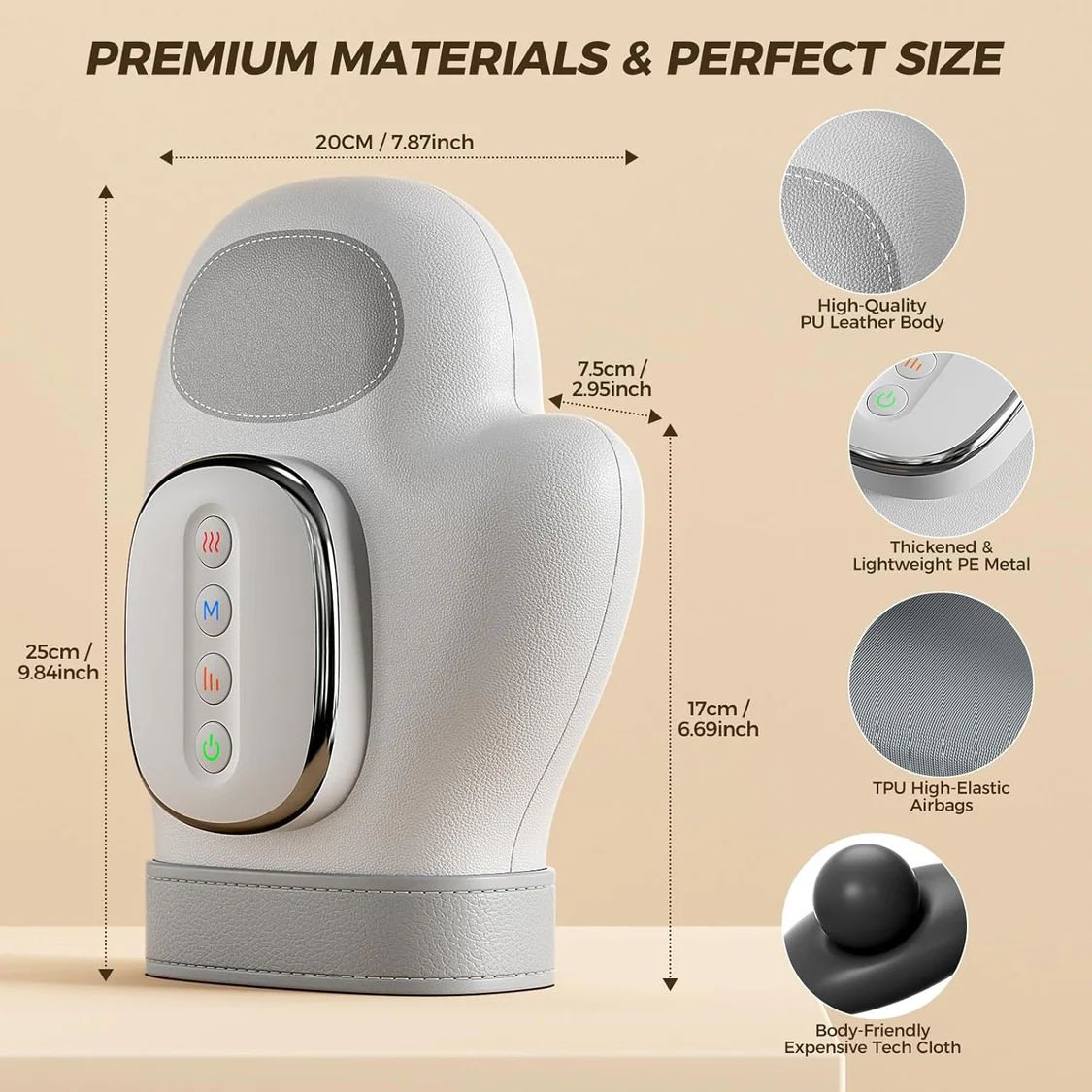 Electric Hand Massager with Heat
