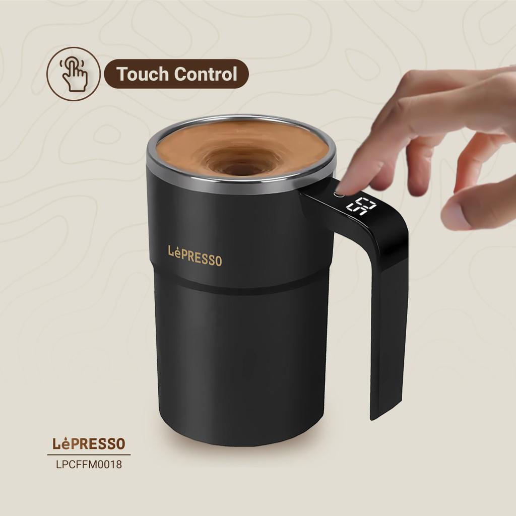 LePresso Auto Stirring Mug with Temperature Display