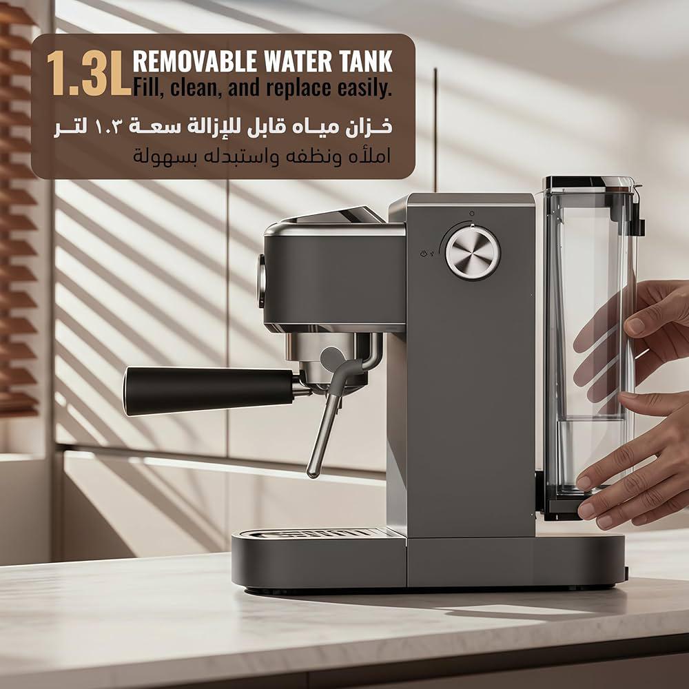 Espresso Coffee Machine with Touch Control