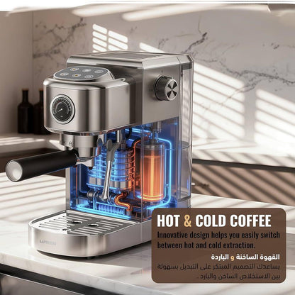 Espresso Coffee Machine with Touch Control