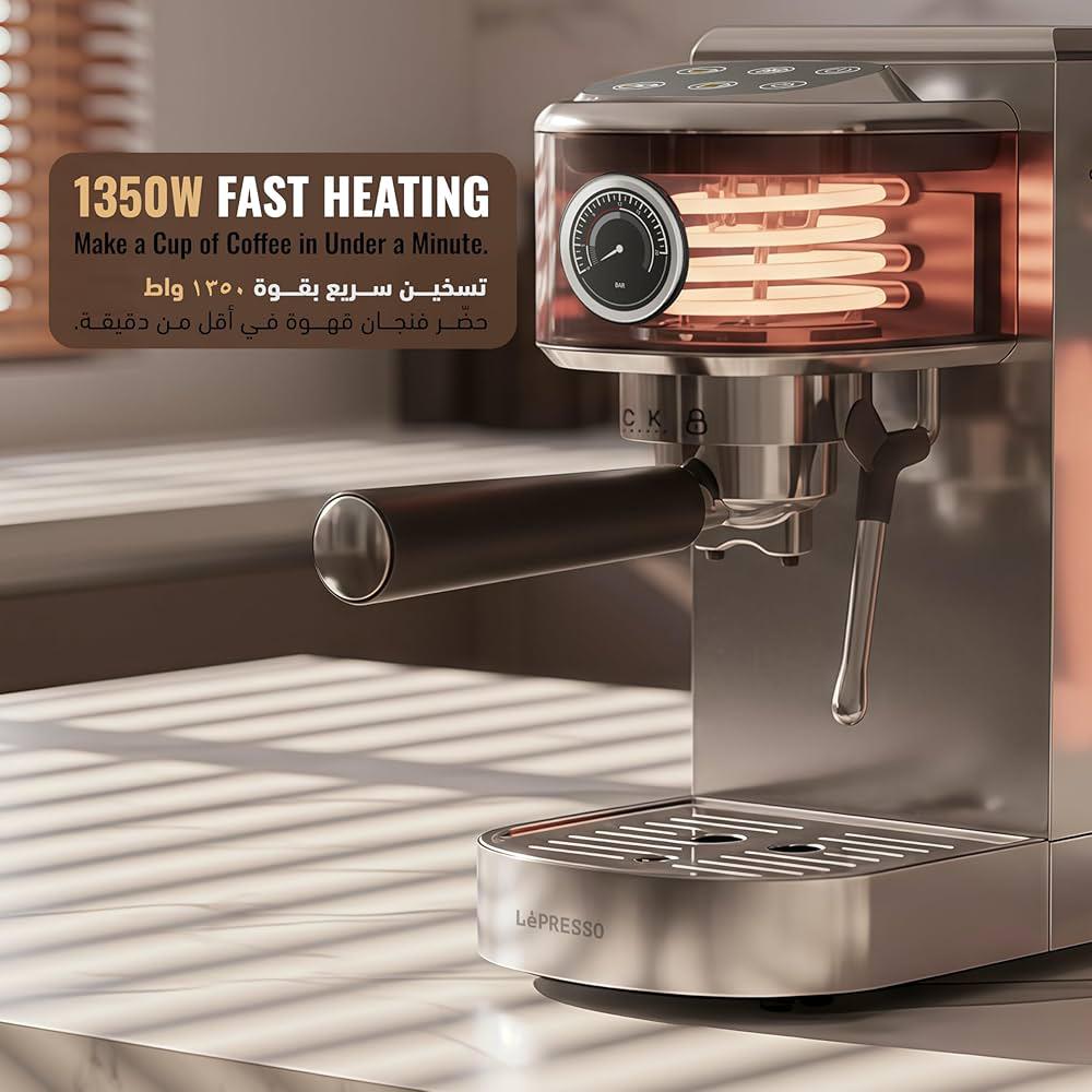 Espresso Coffee Machine with Touch Control