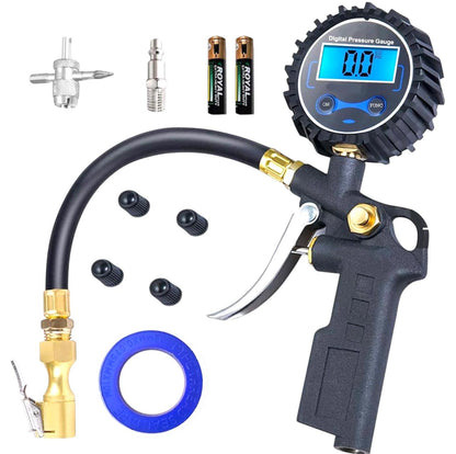 Digital Tire Inflator Gun with Pressure Gauge