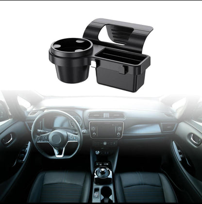 2-in-1 Car Cup Holder & Storage Organizer